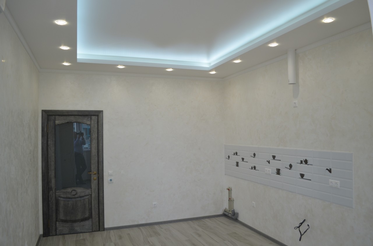 Ремонт квартир и подсветка потолка, стен для придания особой атмосферы