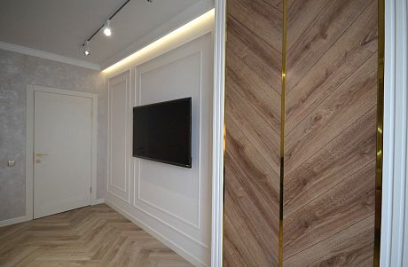 Двухкомнатная квартира 65 м2 в ЖК "Все свои" по дизайн-проекту