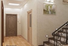 Дизайн-проект интерьера дома площадью 170 м2 в к.п. "Зеленая долина" в Краснодаре