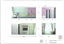 Дизайн-проект "ПОЛНЫЙ" 3-х комнатной квартиры по ул.Российской в г. Краснодаре