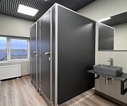 Строительство офиса в каркасном строении из сэндвич панелей