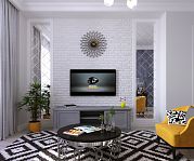 Дизайн интерьера 2-х комнатной квартиры 57 м2 в "сталинском" доме по ул. Красная