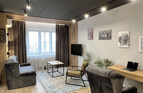 ЛОФТ ремонт с перепланировкой однокомнатной квартиры в ЖК "Тургенев"квартиры