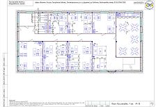 Создание пространства офиса 600 м2 в здании из сэндвич панелей. Технический проект.